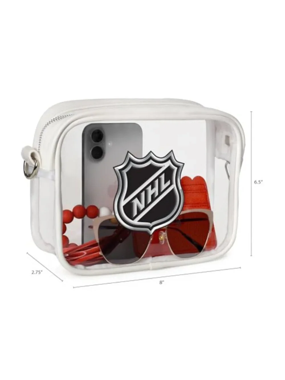NHL Clear Fanny Pack Purse Stadium Approved PVC